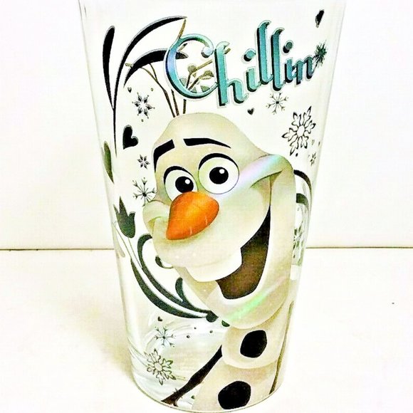 NEW ~ DISNEY ~ FROZEN ~ OLAF "CHILLIN" PINT GLASS - Picture 3 of 3